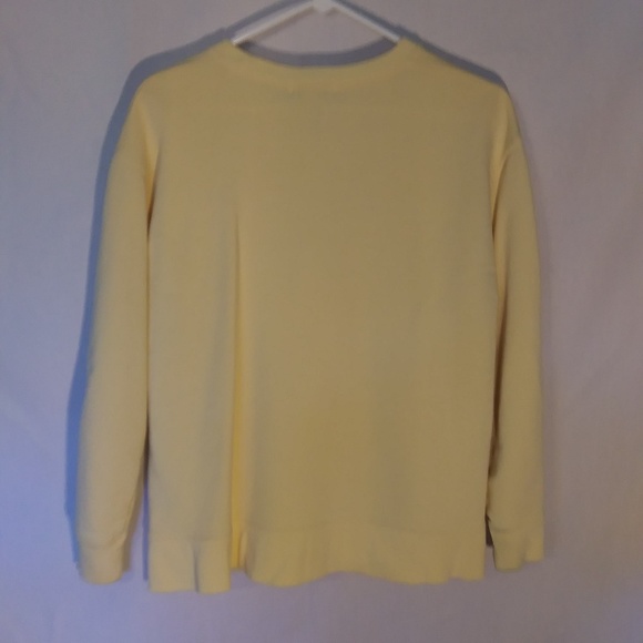 Jones New York Sport soft yellow sweatshirt size S - Picture 2 of 3